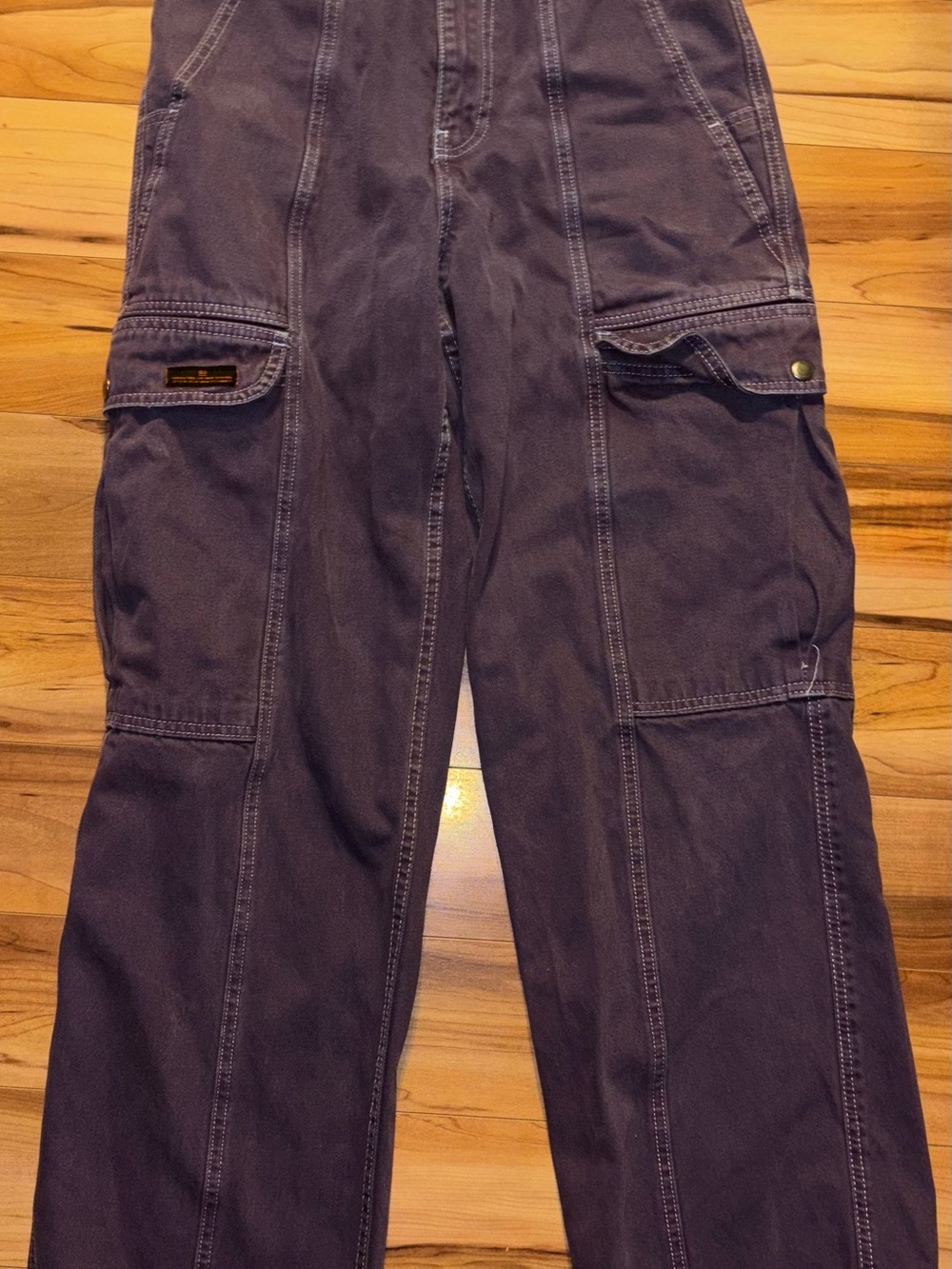 Women's Purple Cargo Pants - Durable Utility Style